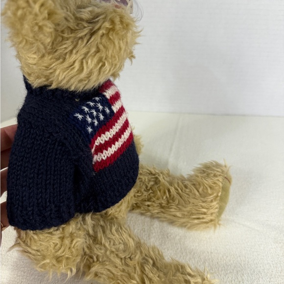 Ty Attic Treasures Bear “Grant” Plush 1999 Vintage Teddy Stuffed Animal Sweater - Picture 7 of 9